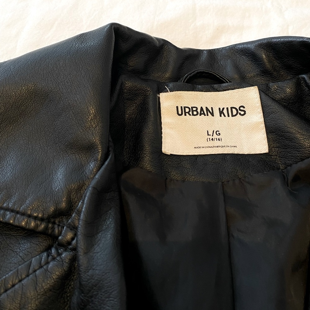 Cropped Leather Jacket - Picture 3 of 3